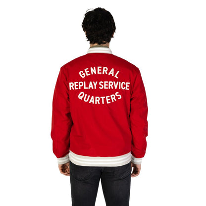 Replay Red Cotton Jackets & Coat - The Gentlemen's Vault
