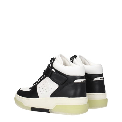 Amiri Black Leather High Tops - The Gentlemen's Vault