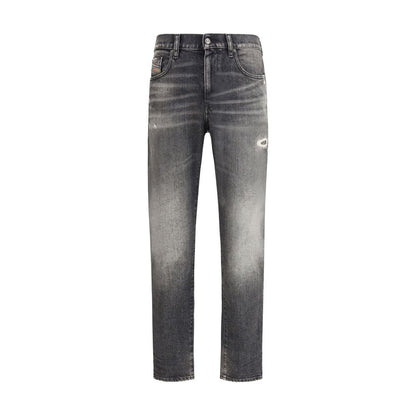 Diesel Gray Cotton Relaxed Fit Jeans - The Gentlemen's Vault