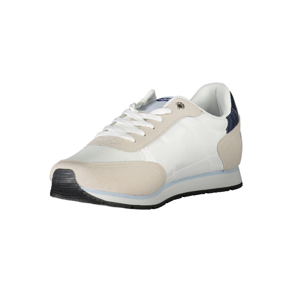 Gas White Polyester Sneaker - The Gentlemen's Vault