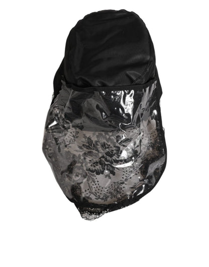 Dolce & Gabbana Black PVC Wide Brim Men Bucket Capello Hat - The Gentlemen's Vault