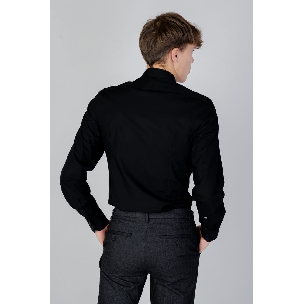 Antony Morato Black Cotton Shirt - The Gentlemen's Vault