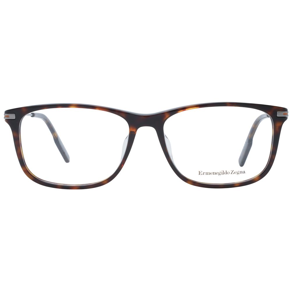 Ermenegildo Zegna Brown Men Optical Frames - The Gentlemen's Vault