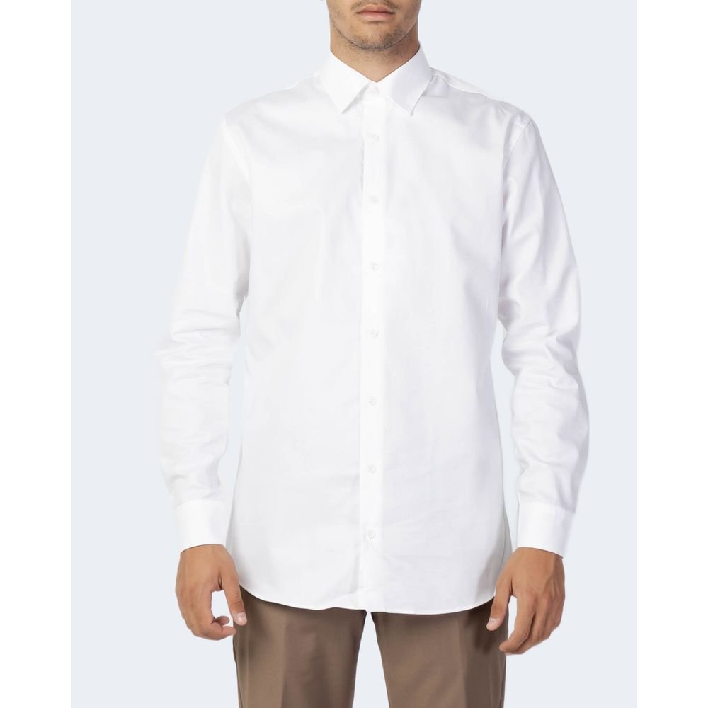 Selected White Cotton Dress Shirt - The Gentlemen's Vault