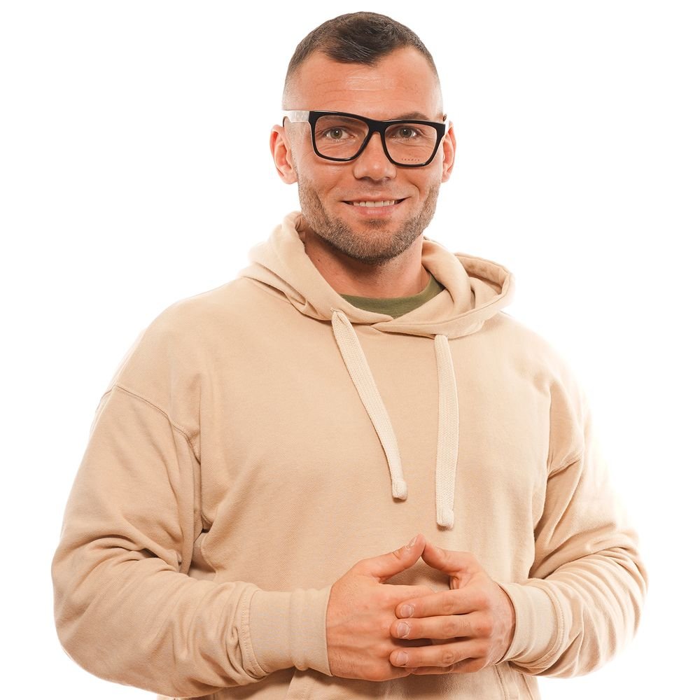 Sandro Black Men Glasses Frame - The Gentlemen's Vault