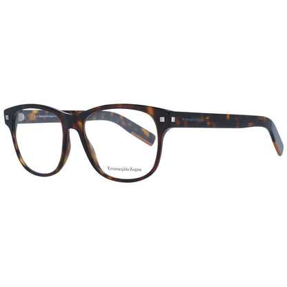 Ermenegildo Zegna Brown Men Glasses Frame - The Gentlemen's Vault