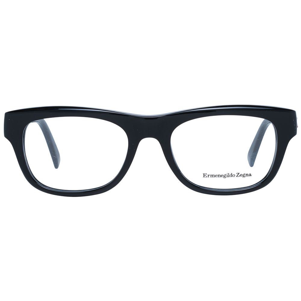 Ermenegildo Zegna Black Men Glasses Frame - The Gentlemen's Vault