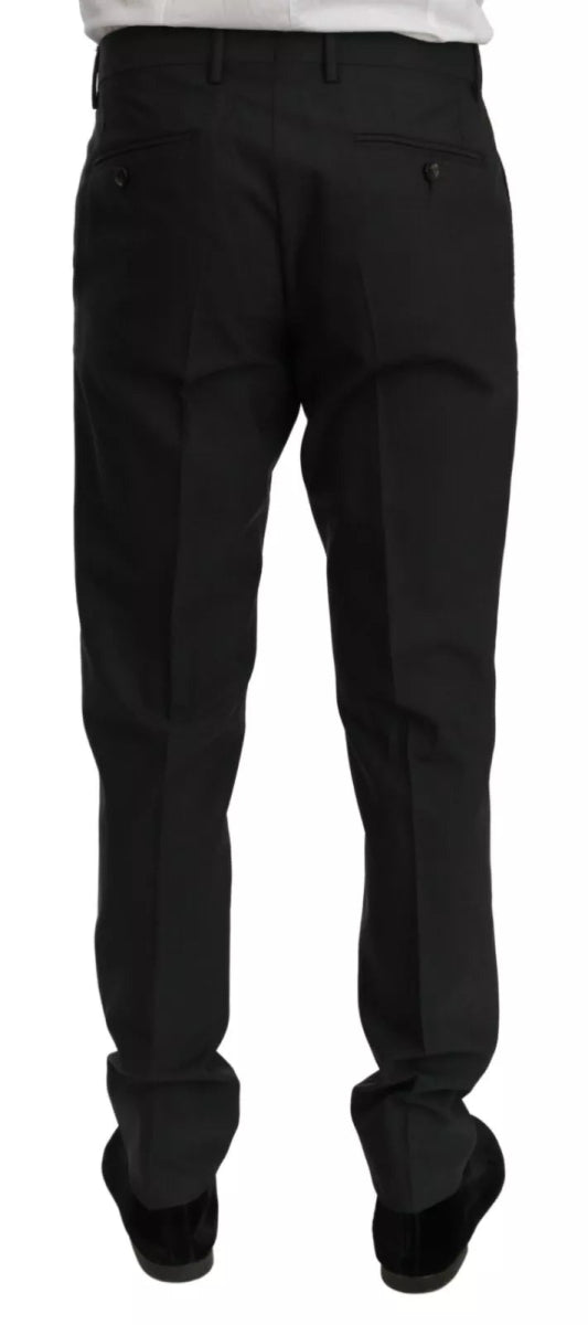 Dolce & Gabbana Slim Fit MARTINI Wool Gray Suit - The Gentlemen's Vault