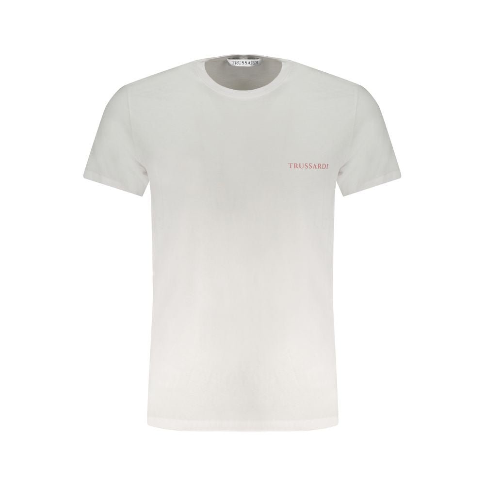 Trussardi White Cotton T-Shirt - The Gentlemen's Vault