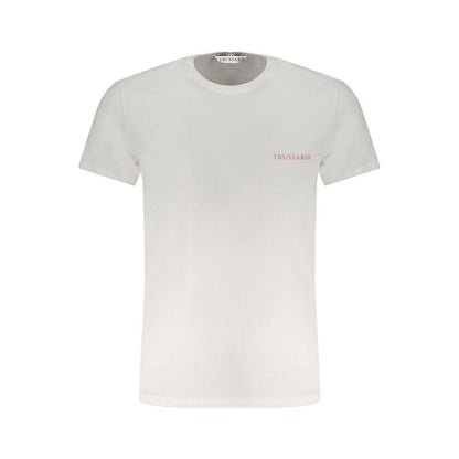 Trussardi White Cotton T-Shirt - The Gentlemen's Vault