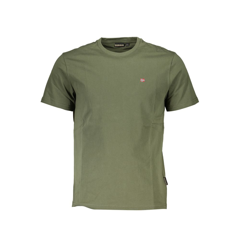 Napapijri Green Cotton T-Shirt - The Gentlemen's Vault