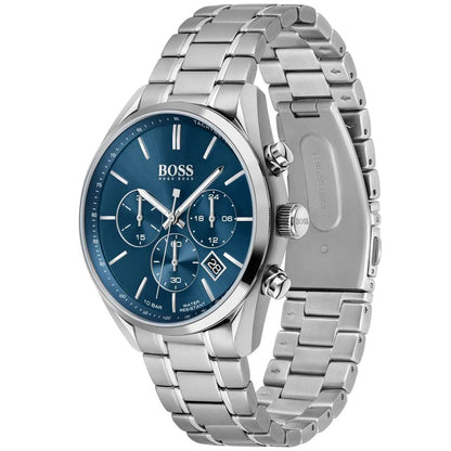 Hugo Boss Gray Stainless Steel Dress Watch - The Gentlemen's Vault