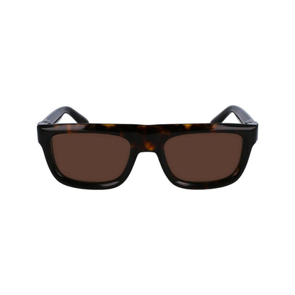 Ferragamo Brown Acetate Sunglasses - The Gentlemen's Vault