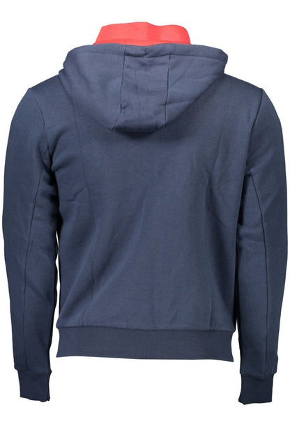 U.S. POLO ASSN. Blue Cotton Men Sweater - The Gentlemen's Vault