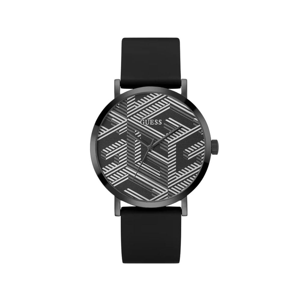 Guess Black Synthetic Dress Watch - The Gentlemen's Vault