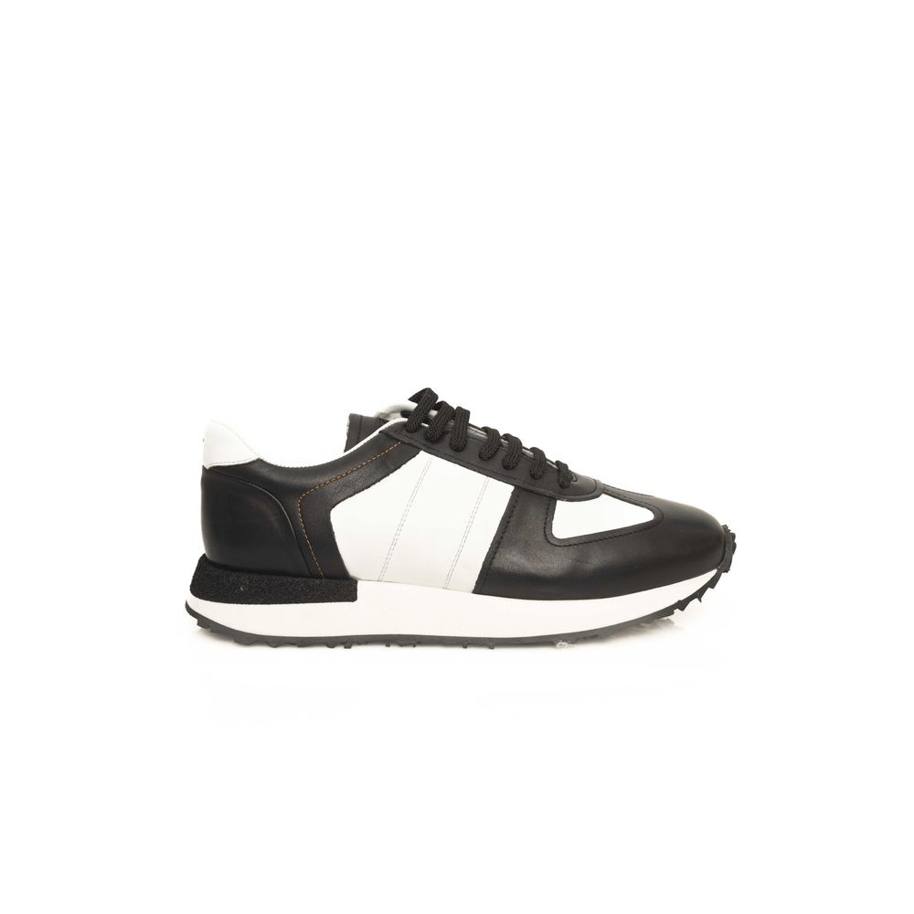 Cerruti 1881 Black Calfskin Men Sneaker - The Gentlemen's Vault