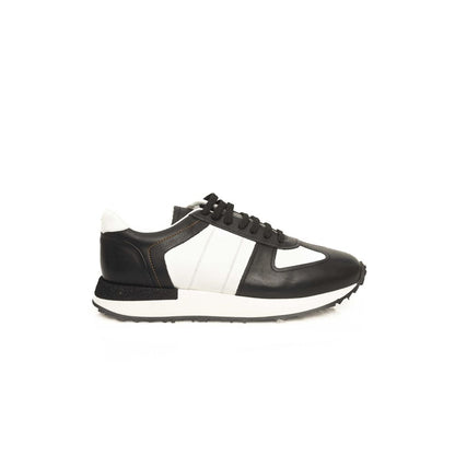 Cerruti 1881 Black Calfskin Men Sneaker - The Gentlemen's Vault