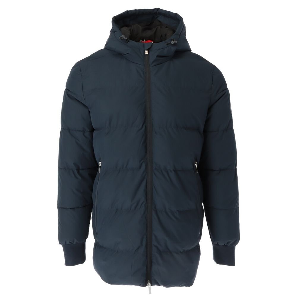 Gaudi Blue Polyester Jacket - The Gentlemen's Vault