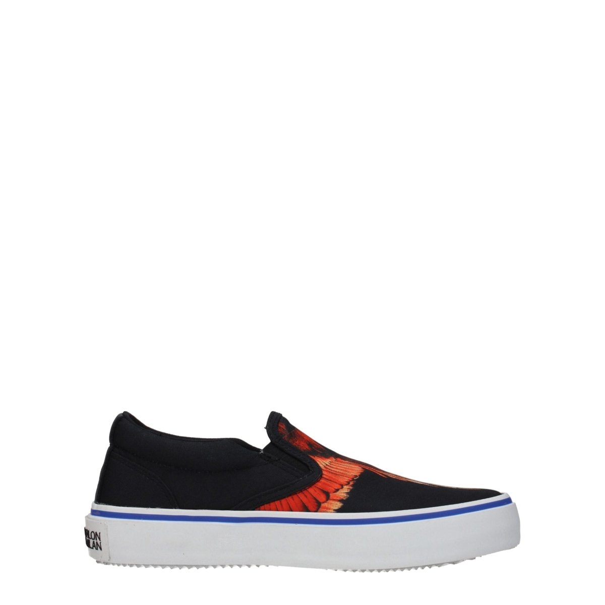 Marcelo Burlon Black Fabric Slip - On Loafers - The Gentlemen's Vault