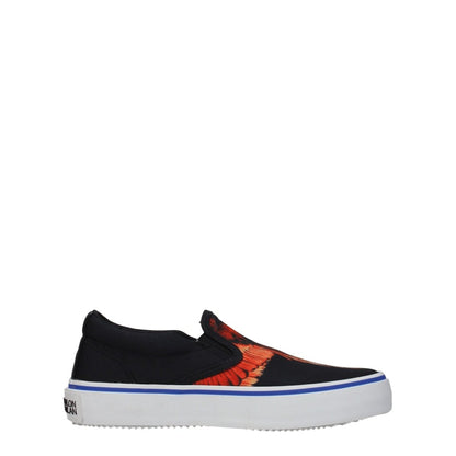 Marcelo Burlon Black Fabric Slip - On Loafers - The Gentlemen's Vault