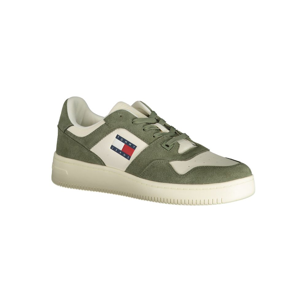 Tommy Hilfiger Green Polyester Sneaker - The Gentlemen's Vault