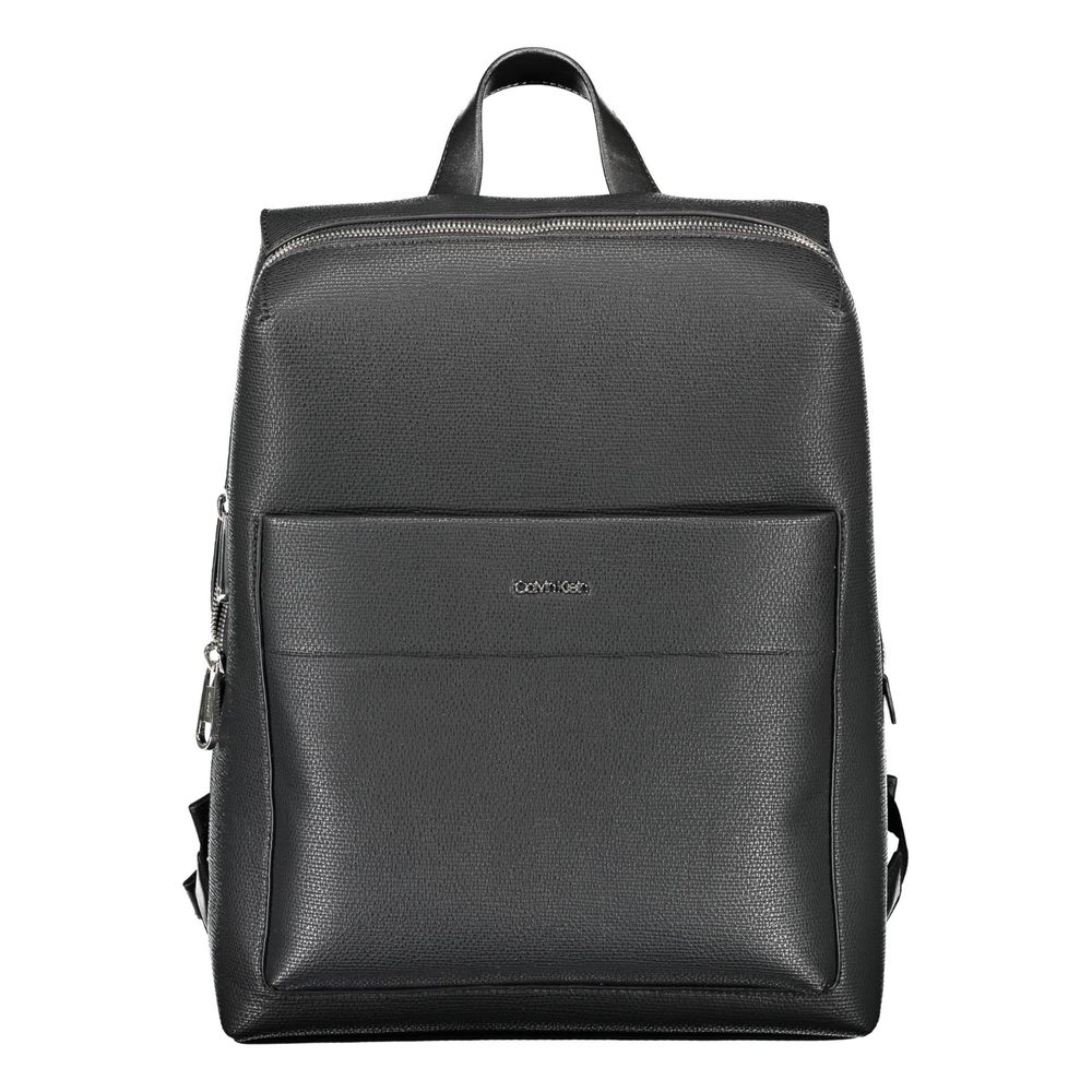 Calvin Klein Black Polyester Men Backpack - The Gentlemen's Vault