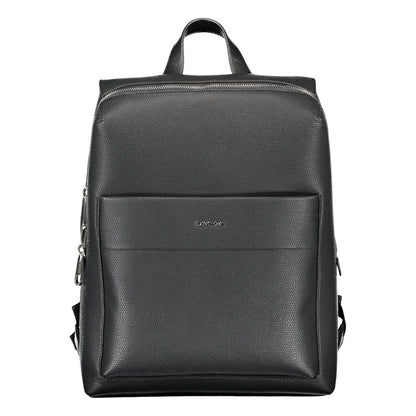 Calvin Klein Black Polyester Men Backpack - The Gentlemen's Vault