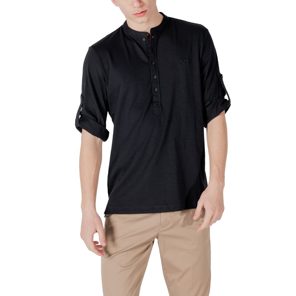Antony Morato Black Cotton T-Shirt - The Gentlemen's Vault