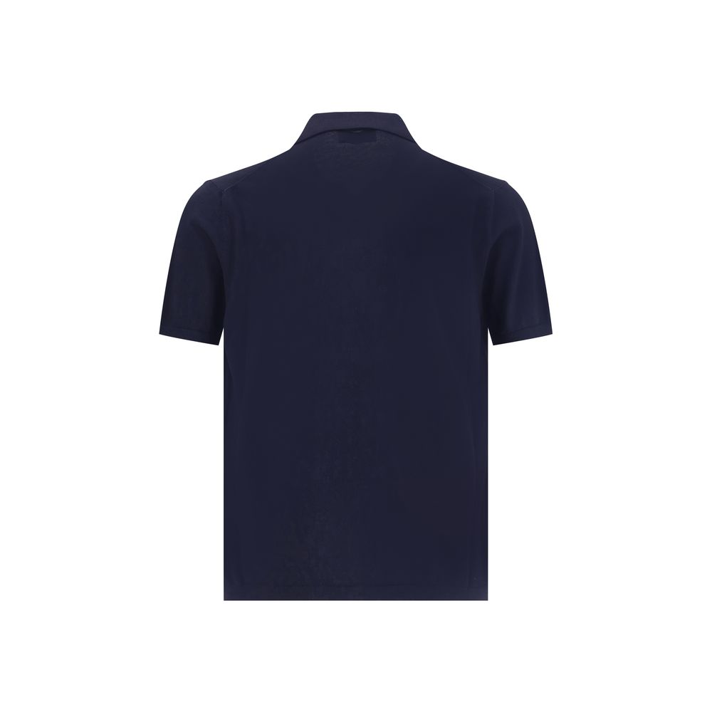 Brooksfield Knit Polo Shirt - The Gentlemen's Vault