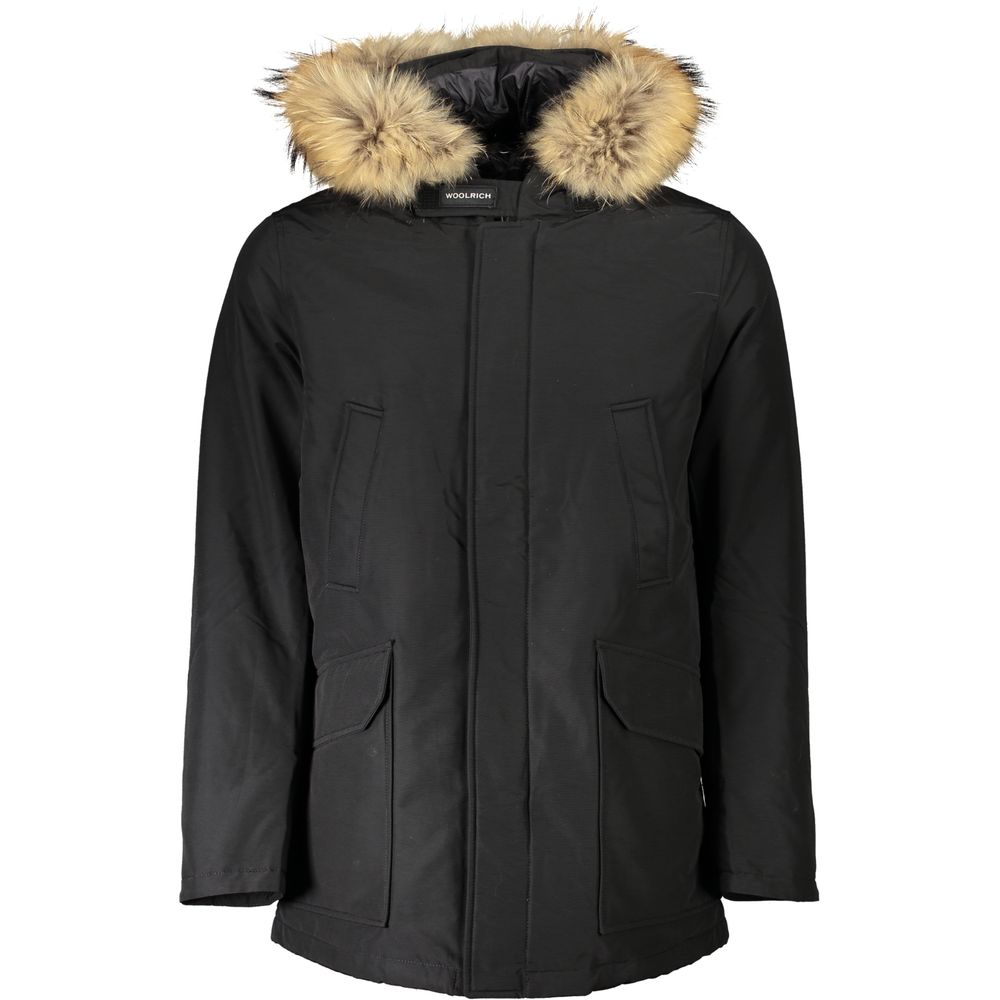 Woolrich Black Cotton Jacket - The Gentlemen's Vault
