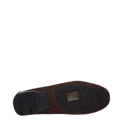 Versace Brown Leather Slip - On Loafers - The Gentlemen's Vault