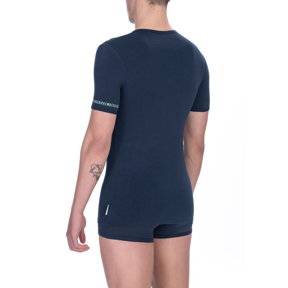 Bikkembergs Black Cotton Men's T-Shirt - The Gentlemen's Vault