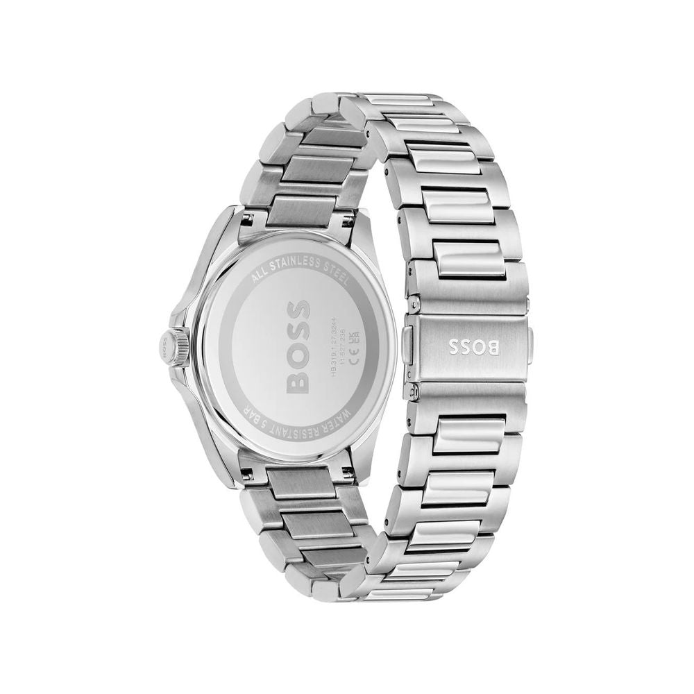 Hugo Boss Gray Stainless Steel Dress Watch - The Gentlemen's Vault