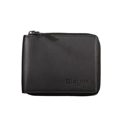Blauer Black Leather Wallet - The Gentlemen's Vault