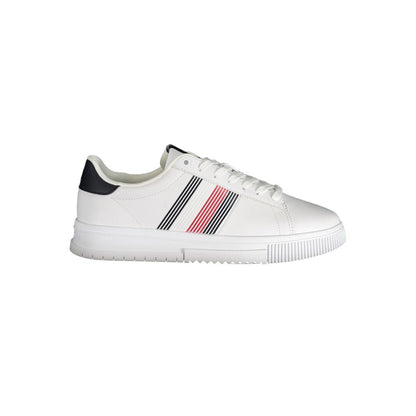 Tommy Hilfiger White Polyester Sneaker - The Gentlemen's Vault