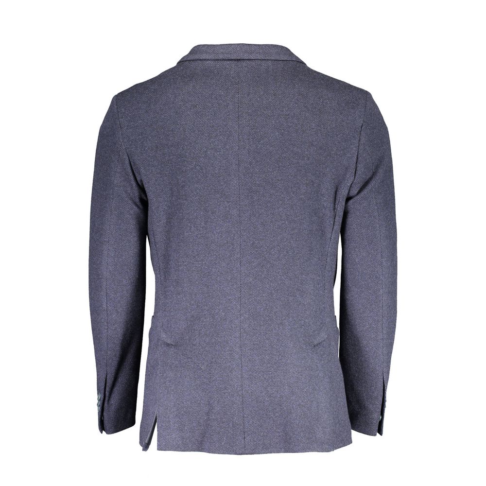 Gant Blue Cotton Jackets & Coat - The Gentlemen's Vault