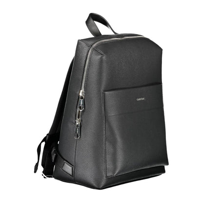 Calvin Klein Black Polyester Men Backpack - The Gentlemen's Vault