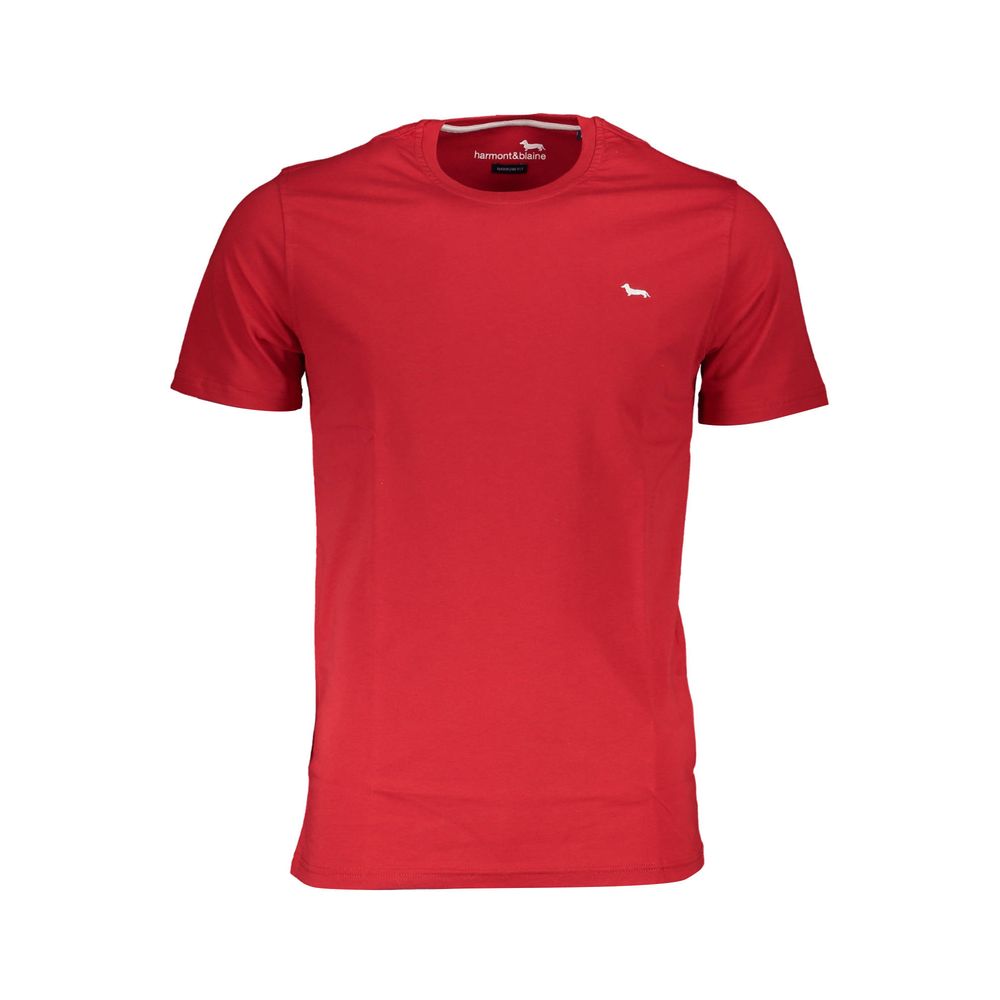 Harmont & Blaine Red Cotton T-Shirt - The Gentlemen's Vault