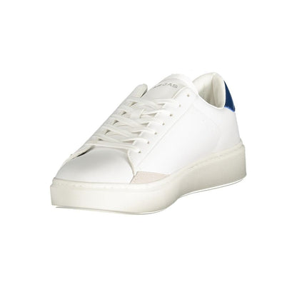 Gas White Polyester Men Sneaker - The Gentlemen's Vault