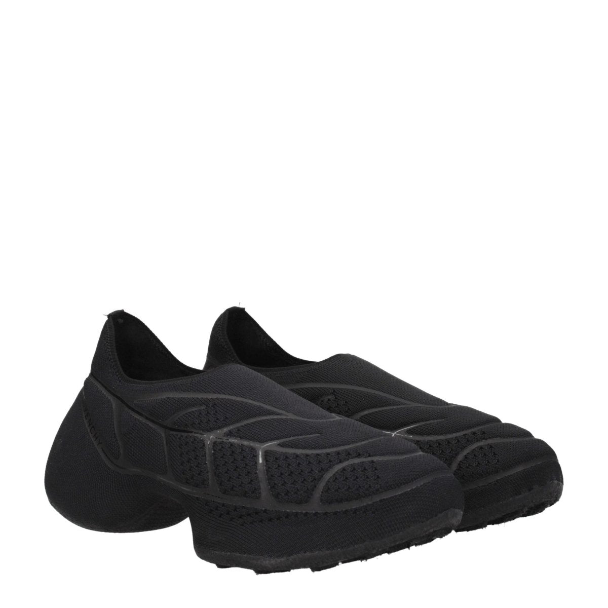 Givenchy Black Fabric Slip - On Loafers - The Gentlemen's Vault