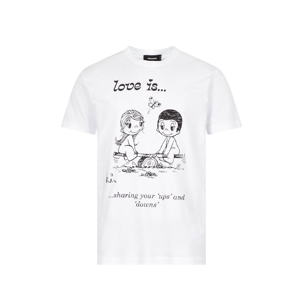 Dsquared² White Cotton T-Shirt - The Gentlemen's Vault
