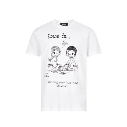 Dsquared² White Cotton T-Shirt - The Gentlemen's Vault