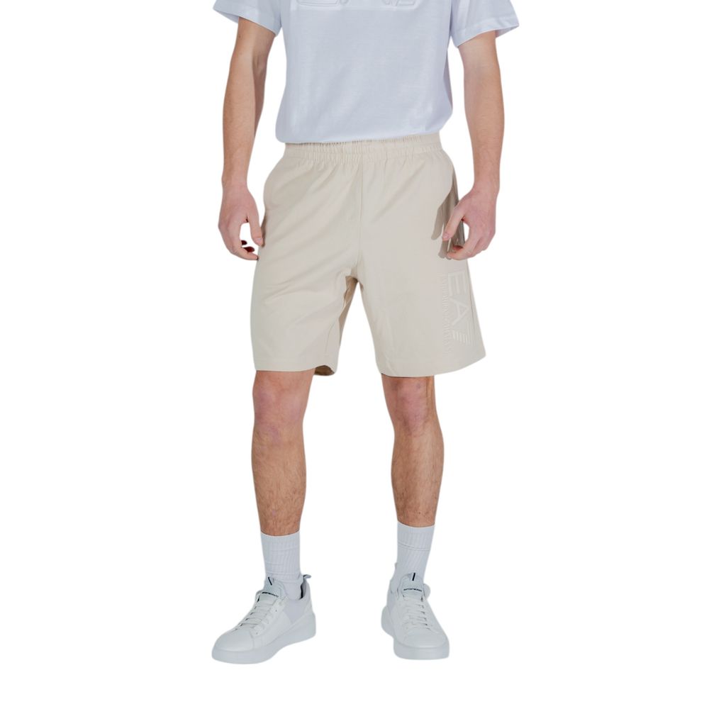 EA7 Emporio Armani Beige Cotton Bermuda - The Gentlemen's Vault