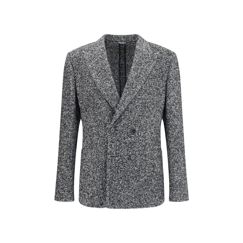 Dolce & Gabbana Portofino Double - Breasted Jacket with Chevron pattern - The Gentlemen's Vault