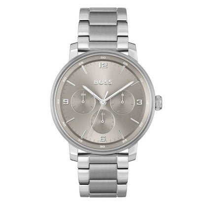 Hugo Boss Gray Stainless Steel Dress Watch - The Gentlemen's Vault