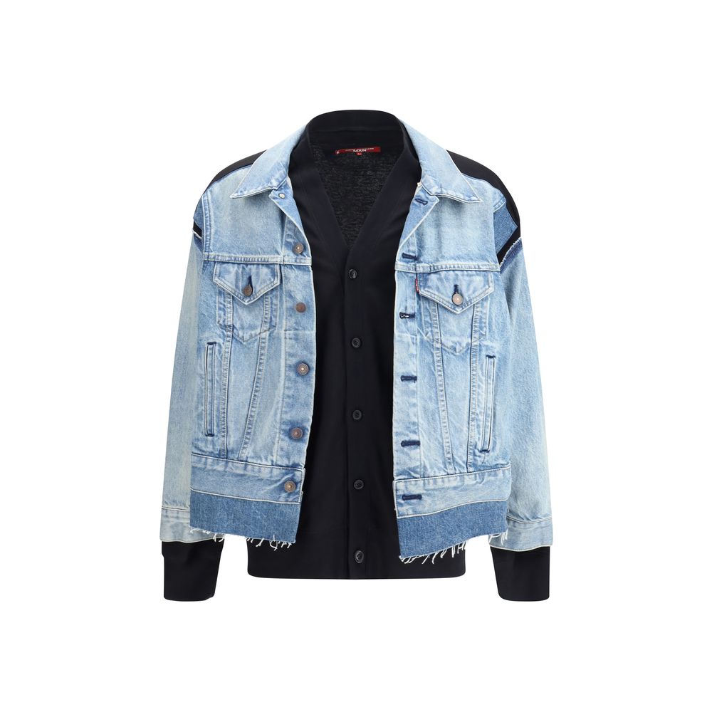 Junya Watanabe Denim Jacket with Cardigan - The Gentlemen's Vault