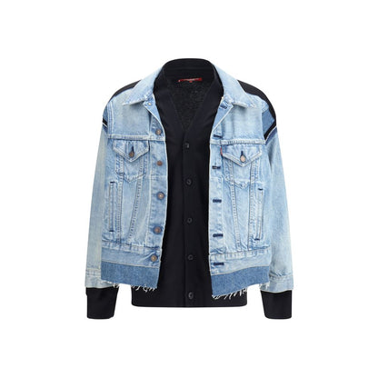 Junya Watanabe Denim Jacket with Cardigan - The Gentlemen's Vault