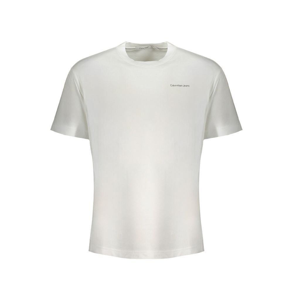 Calvin Klein White Cotton T-Shirt - The Gentlemen's Vault