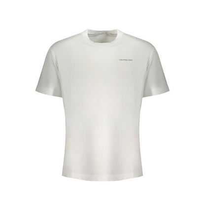 Calvin Klein White Cotton T-Shirt - The Gentlemen's Vault