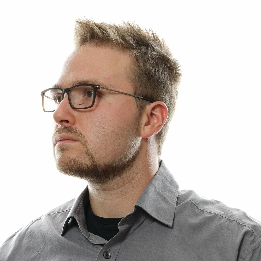 Police Brown Men Glasses Frame - The Gentlemen's Vault